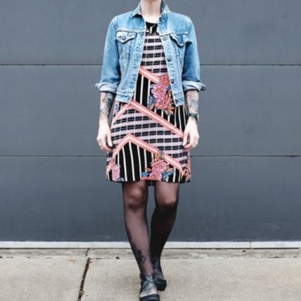 MinkPink Retro Sleeveless Shift Dress Sz. Small